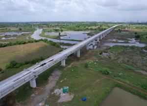Erection Completed at Mindhola River Navsari District, October 2023
