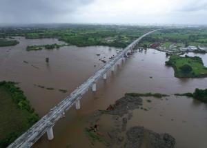 Erection Completed at Mindhola River, Navsari District, September 2023