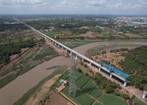 FSLM Erection Completed at Purna River, Navsari District, June 2023