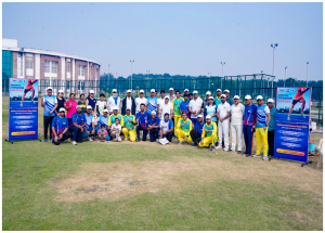 Glimpses of Various sports activities like 100 m sprint race, walkathon and cricket tournament organised at NHSRCL corporate office