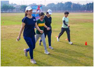 Glimpses of Various sports activities like 100 m sprint race, walkathon and cricket tournament organised at NHSRCL corporate office