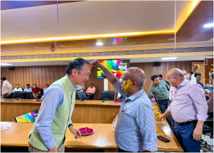 Holi celebration at NHSRCL site offices
