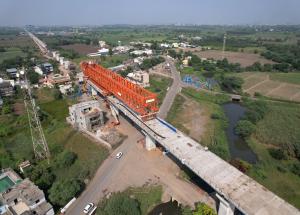 Work in Progress at Bilimora Bullet Train Station, Navsari District, November 2023