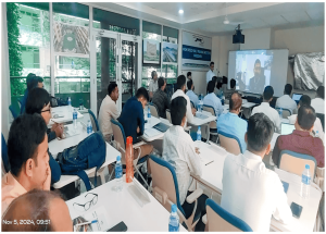 MD-NHSRCL addresses batch of 22 new joiners to NHSRCL, during 14th Induction Training Session at HSRTI 1