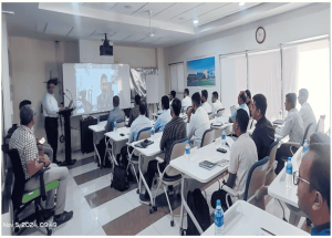 MD-NHSRCL addresses batch of 22 new joiners to NHSRCL, during 14th Induction Training Session at HSRTI 2 Jan 25