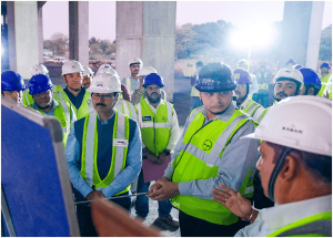 MDNHSRCL, inspected TCB the Bilimora Bullet Train station construct sites in Navsari2 Nov-2024