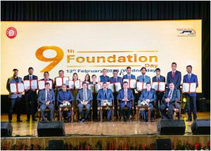 NHSRCL celebrates 9th foundation day on 12th February 2025