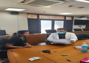 NHSRCL organized a free Health Check-up Camp for its employees at Ahmedabad office