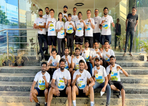 NHSRCL participated in the #SBIGreenMarathon with 18 enthusiastic participants