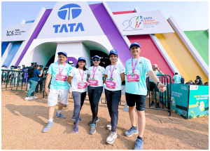 NHSRCL participates Tata Mumbai Half Marathon 2025-1 Jan-2025