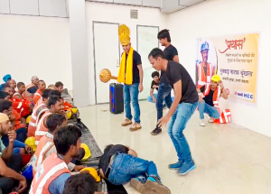 Nukkad Natak series - _Prayas_ to ensure safety of workers at Bullet Train Project Construction SItes_2