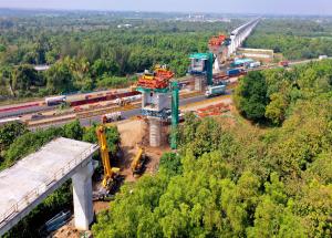 PSC segment Launching Work in Progress at GAD-11, Navsari District, December 2023