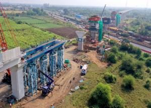 Pier Head work in Progress at GAD-10, Valsad District, December 2023