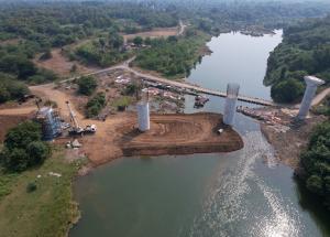 Pier Works at Kharera River, Valsad District, November 2023