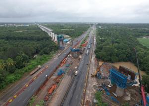 Pier work in Progress at GAD-11, Navsari District, August 2023