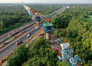 Pier work in Progress at GAD-11, Navsari District, October 2023