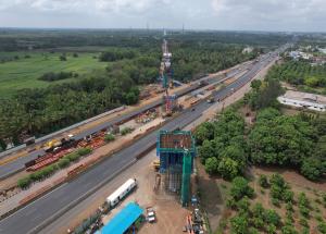 Pier work in Progress at GAD-11, Navsari District