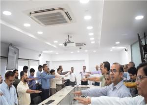 Pledge Taking Ceremony on the occasion of Vigilance Awareness Week 2023 at site office