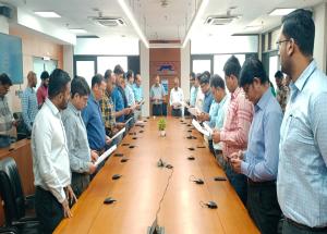 Pledge Taking Ceremony on the occasion of Vigilance Awareness Week 2023 at site office