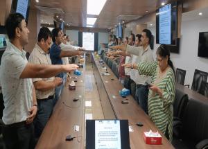 Pledge Taking Ceremony on the occasion of Vigilance Awareness Week 2023 at site office
