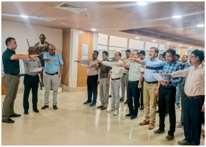 Pledge Taking Ceremony on the occasion of Vigilance Awareness Week 2024 at site office
