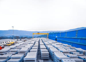 Progess of Stack at Mahape Casting Yard in Thane Jan-2025