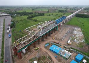 SBS (Over-slung) LG-2 & Girder Launching at GAD-1134, Surat District, September 2023