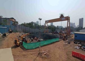Shaft 3 work in progress at Mumbai Suburban District, February 2024