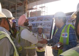 Shri Ravneet Singh Bittu, Minister of State for Railways & Food Processing Industries, visited Ahmedabad Bullet Train station site on 22nd Feb 2025