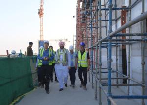 Shri Ravneet Singh Bittu, Minister of State for Railways & Food Processing Industries, visited Ahmedabad Bullet Train station site on 22nd Feb 2025