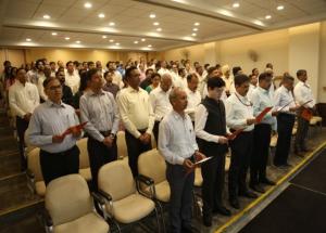 Shri Roop Narayan Sunkar, MD:NHSRCL administered Integrity Pledge to all employees on the occasion of VAW 2023