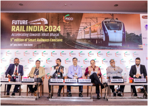 Shri Vivek Kumar Gupta MD of NHSRCL Speaks at FICCI Smart Railways Conclave_2