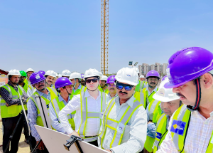 Shri Vivek Kumar Gupta MD of NHSRCL insoected the Ahmedabsd and Sabarmati Construction SItes_3