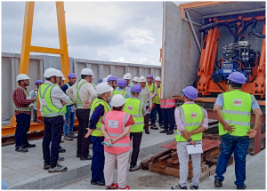 Shri Vivek Kumar Gupta, MD of NHSRCL inspected various bullet train sites in Surat on 28 June 2024_2