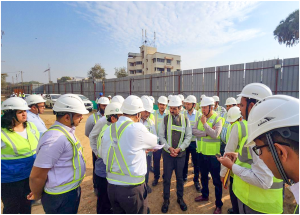 Shri Vivek Kumar Gupta, MD/NHSRCL visited various construction sites in Vadodara and Anand on February 19, 2025