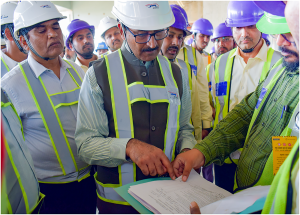 Shri Vivek Kumar Gupta, MD/NHSRCL visited various construction sites in Vadodara and Anand on February 19, 2025
