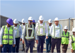 Shri Vivek Kumar Gupta, MD/NHSRCL visited various construction sites in Vadodara and Anand on February 19, 2025