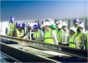 Shri Vivek Kumar Gupta, MD/NHSRCL visited various construction sites in Vadodara and Anand on February 19, 2025