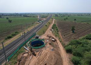 Sinso Pile Work in Progress Bharuch District, November 2023