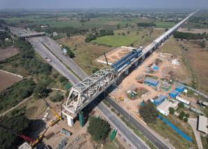 Steel Girder Launched at GAD-1134, Surat District, February 2024