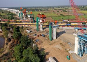 Superstructure work in Progress at GAD-10, Valsad District, February 2024