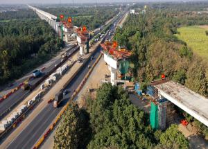 Superstructure work in Progress at GAD-11, Navsari District, February 2024