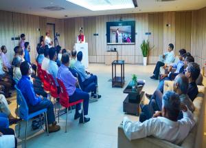 Tracking the Progress of India’s High-Speed Rail Project – A photographic compilation showcasing the development of India’s first Bullet Train project in 2024 was unveiled by Shri Vivek Kumar Gupta, Managing DirectorNHSRCL in presence of all directors and officials on 12th March 2025