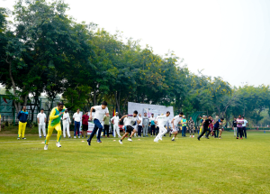 Various sports activities like 100 m sprint race, walkathon, cyclothon, chess and cricket tournament organised at NHSRCL corporate and site offices