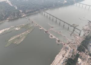Well Foundation work at Mahi River, Anand District, December 2023