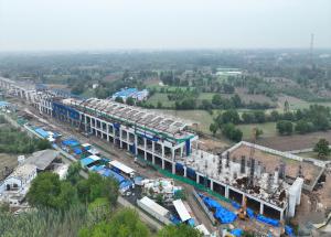 Work in Progress at Anand Bullet Train Station, Kheda District