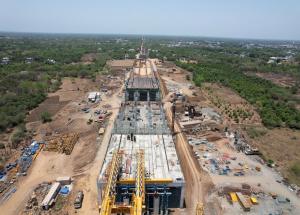Work in Progress at Bilimora Bullet Train Station, Navsari District, June 2023