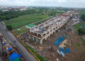 Work in Progress at Surat Station, Surat District, August 2023
