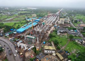 Work in Progress at Vapi Station, Valsad District, August 2023