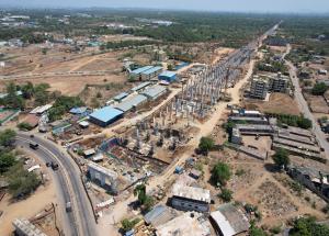 Work in Progress at Vapi Station, Valsad District, June 2023